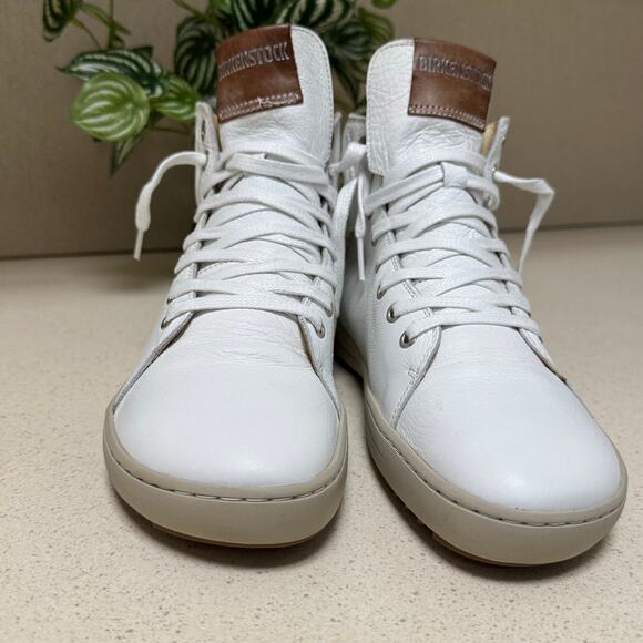 •VNDS• Birkenstock Women’s Bartlett Kids White Leather Shoes • EU40 - Picture 9 of 13